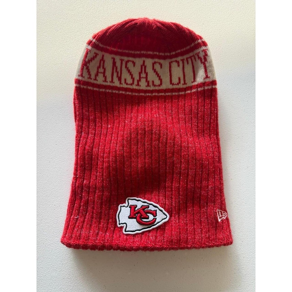 Kansas City Chiefs Red New Era Oversized Beanie